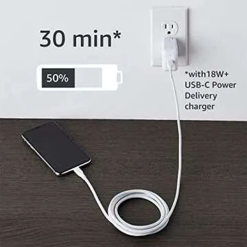 Amazon Basics USB-A to Lightning Charger Cable 6ft