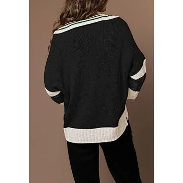 Chic Women's Oversized Pullover Sweater for Fall Weather