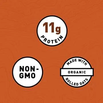 CLIF BARS - Energy Bars - Crunchy Peanut Butter - Made with Organic Oats - Plant Based Food - Vegetarian - Kosher (2.4 Ounce Protein Bars, 12 Count) Packaging May Vary