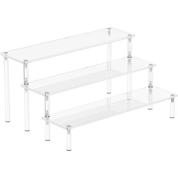 Aredpoook Acrylic Display Risers for Organized Elegance