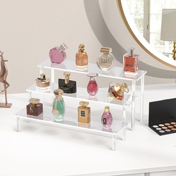 Aredpoook Acrylic Display Risers for Organized Elegance