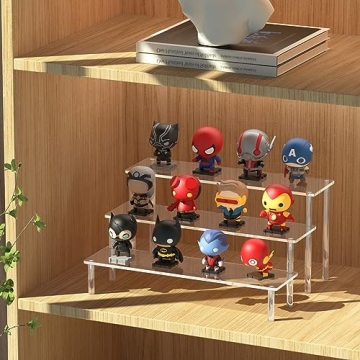 Aredpoook Acrylic Display Risers for Organized Elegance