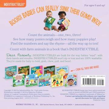 Indestructibles: Baby, Let's Count!: Chew Proof · Rip Proof · Nontoxic · 100% Washable (Book for ...