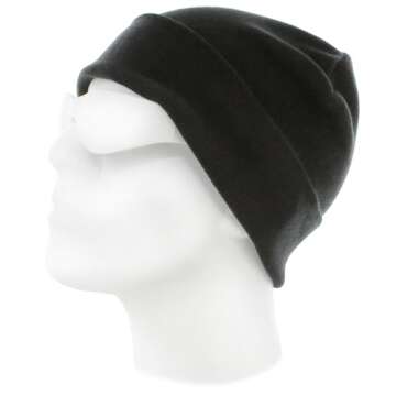 Flame Resistant Beanie, CAT3, Made in USA, Black