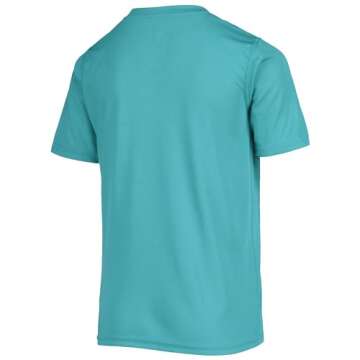 Outerstuff NFL Kids Youth 8-20 Blitz Team Color Polyester Primary Logo Short Sleeve Official Football T-Shirt (Miami Dolphins, 10-12)