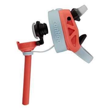 Contigo Kids Straw Water Bottle with AUTOSPOUT Lid, 14oz, Mermaids