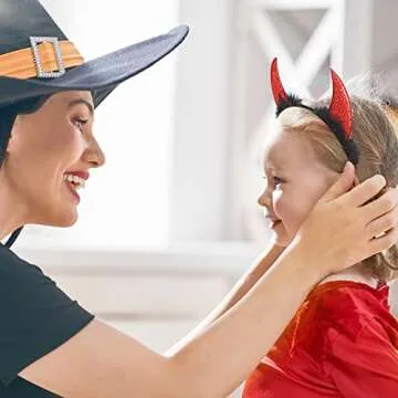 DawnHope Devil Horns Angel Halo Headband Cosplay Accessory