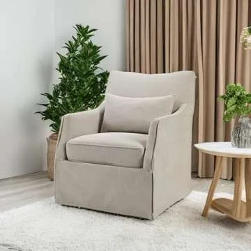 Elegant Martha Stewart London Swivel Chair for Stylish Comfort