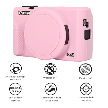 Stylish AEXUTDA G7X Mark III Silicone Case for Protection