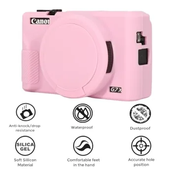 Stylish AEXUTDA G7X Mark III Silicone Case for Protection
