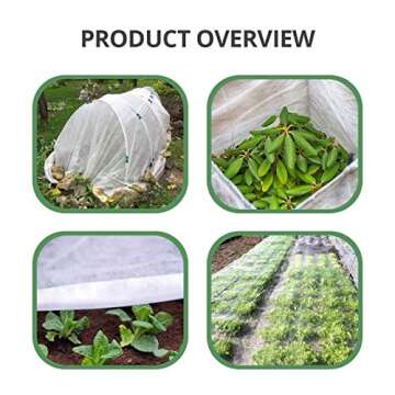 FLARMOR Floating Row Cover 10x50ft - Essential Plant Protection