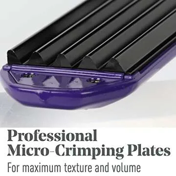 MBHAIR Ceramic Crimper Iron for Voluminous Hair Styling