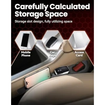 LONVEAR Coozyland Seat Gap Organizer for Cars and SUVs