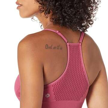 Women's Seamless Longline Adjustable Yoga Bralette Sports Bra