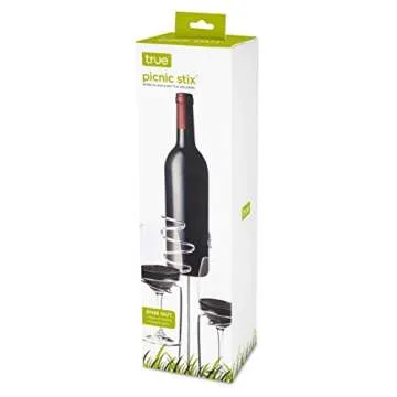 Elegant Chrome Drink Holder for Outdoor Gatherings