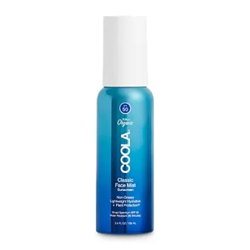 COOLA Organic SPF 50 Face Mist – Vegan, Gluten-Free Sun Protection