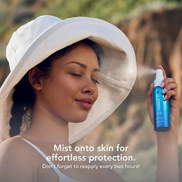 COOLA Organic SPF 50 Face Mist Vegan Gluten-Free Sunscreen