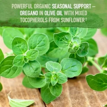 Organic Oil of Oregano Seasonal Drops for Immune Support