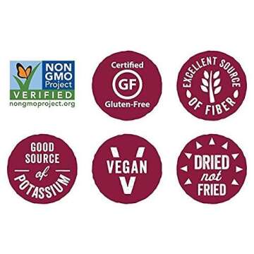 Rhythm Superfoods Beet Chips, Variety Pack, Non-GMO, 1.4 Oz (Pack of 4), Vegan/Gluten-Free Superfood Snacks, Packaging May Vary