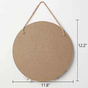 Eternhome Fall Decorations for Home Thanksgiving Metal Pumpkin Hanging Signs Thankful & Blessed Wall Sign Wood Vintage Harvest Festive Decor Rustic Halloween Autumn Front Door Decoration