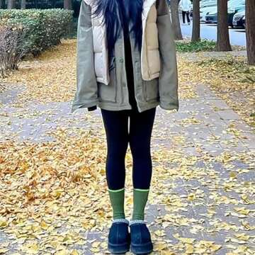 INPAKSA Women's Slippers Platform Mini Boots Short Ankle Boot Fur Fleece Lined Sneakers House slippers Anti-Slip Boot For Outdoor