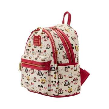 Loungefly Disney Minnie and Mickey Mouse Hot Cocoa Mini Backpack and Ear Headband Set
