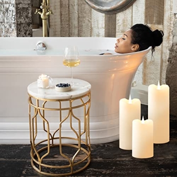 Flameless Candles with 3D Moving Flame for Home Ambiance