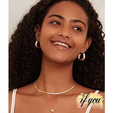 6 Pairs Gold Huggie Hoop Earrings for Women, Dainty 14K Gold Plated Lightweight Small Hoop Earrings Stacks, Hypoallergenic Stud Earrings Set for Sensitive Ears Cartilage Dangle Hoop Earrings Jewelry