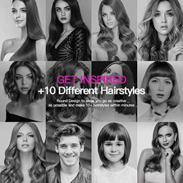 MSTECH Hair Straightener and Curler 2-in-1 Tool for All Hairstyles