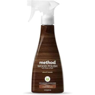 Method Stainless Steel Cleaner + Polish 14 oz Wood Polish, 14 oz. Bundle, 2 ct.