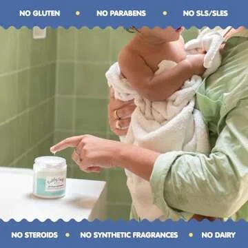 TUBBY TODD All Over Ointment - Baby Eczema Cream - Everyday Multi-Purpose Baby Skin Relief Cream - Sensitive Skin, Dry Skin & Irritation - Steroid & Gluten Free - Fragrance Free, 2 Pack 3.5oz & 8oz