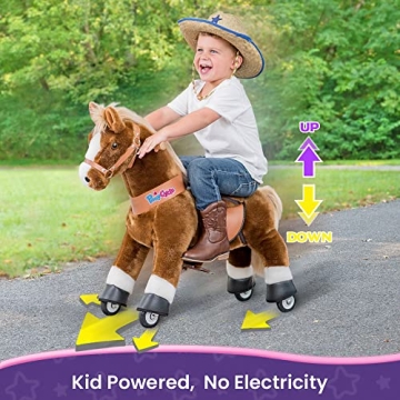PonyCycle Ride-On Horse Toy for Kids Age 3-5