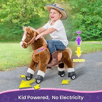 PonyCycle Ride-On Horse Toy for Kids Age 3-5