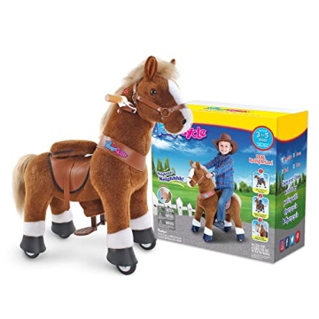 PonyCycle Ride-On Horse Toy for Kids Age 3-5