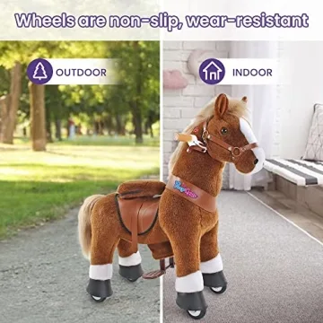 PonyCycle Ride-On Horse Toy for Kids Age 3-5