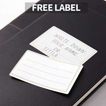 Bullet Dotted Journal - Numbered & Index Pages with Label, 5.25" x 8.25", Thick Paper with Inner Pocket & 2 Bookmarks, Hard Cover Notebook, Smooth Faux Leather - Black by Artfan