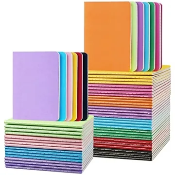 Gwybkq Mini Notepad Bulk - 60 Pack Colorful Journals for Kids