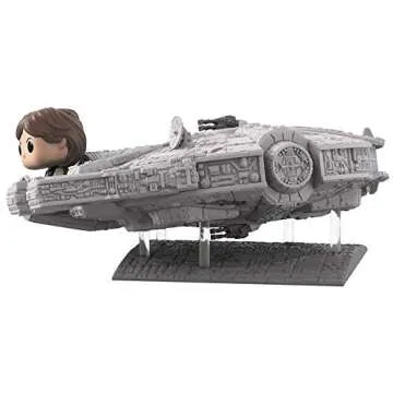 Funko Pop! Deluxe: Star Wars - Millennium Falcon with Han Solo Vinyl Figure, (Amazon Exclusive)