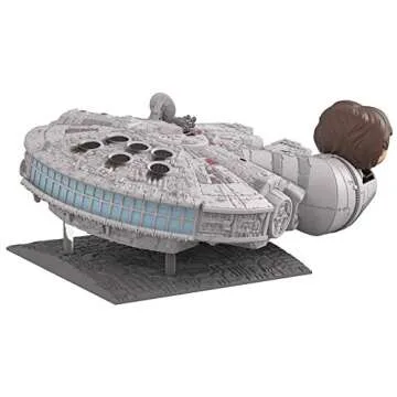 Funko Pop! Deluxe: Star Wars - Millennium Falcon with Han Solo Vinyl Figure, (Amazon Exclusive)