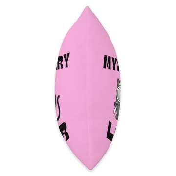 The Cozy Mystery Company Lover | Cute Cat Cosy Murder Cozy Mystery Throw Pillow, 16x16, Multicolor