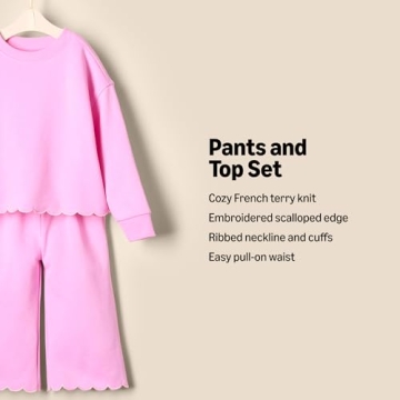 Stylish Baby Girls' French Terry Sweat Set by Sofia Grainge