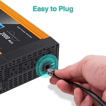 Ampeak 1500W Power Inverter with 3 AC Outlets and USB Ports
