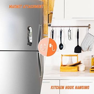 Instant Read Digital Meat Thermometer with Backlight