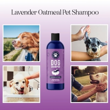 Soothing Oatmeal Dog Shampoo for Healthy Skin and Coat