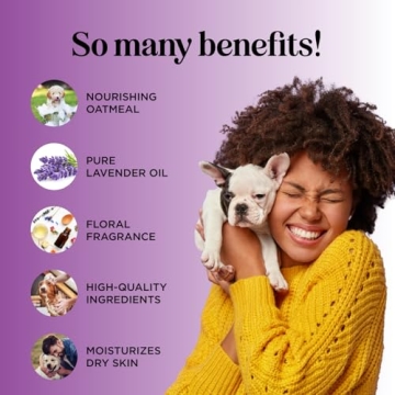 Soothing Oatmeal Dog Shampoo for Healthy Skin and Coat