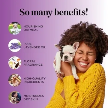 Soothing Oatmeal Dog Shampoo for Healthy Skin and Coat