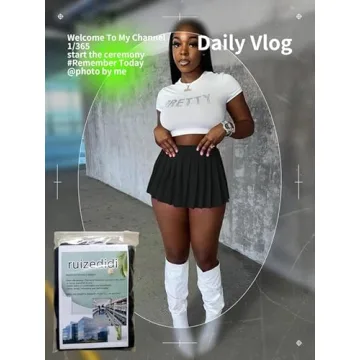 Chic Mini Skater A-line Skirts for Women in Black