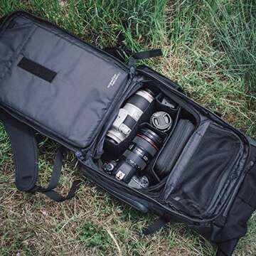 WANDRD - PRVKE Travel and DSLR Camera Backpack with Original Camera Cube, Laptop/Tablet Sleeve and R...