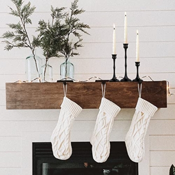 Set of 3 Elegant Black Candle Sticks - Vintage Home Decor