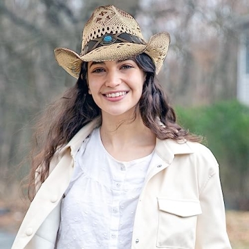 Charming TOVOSO Straw Cowboy Hat - Perfect for All Outdoors
